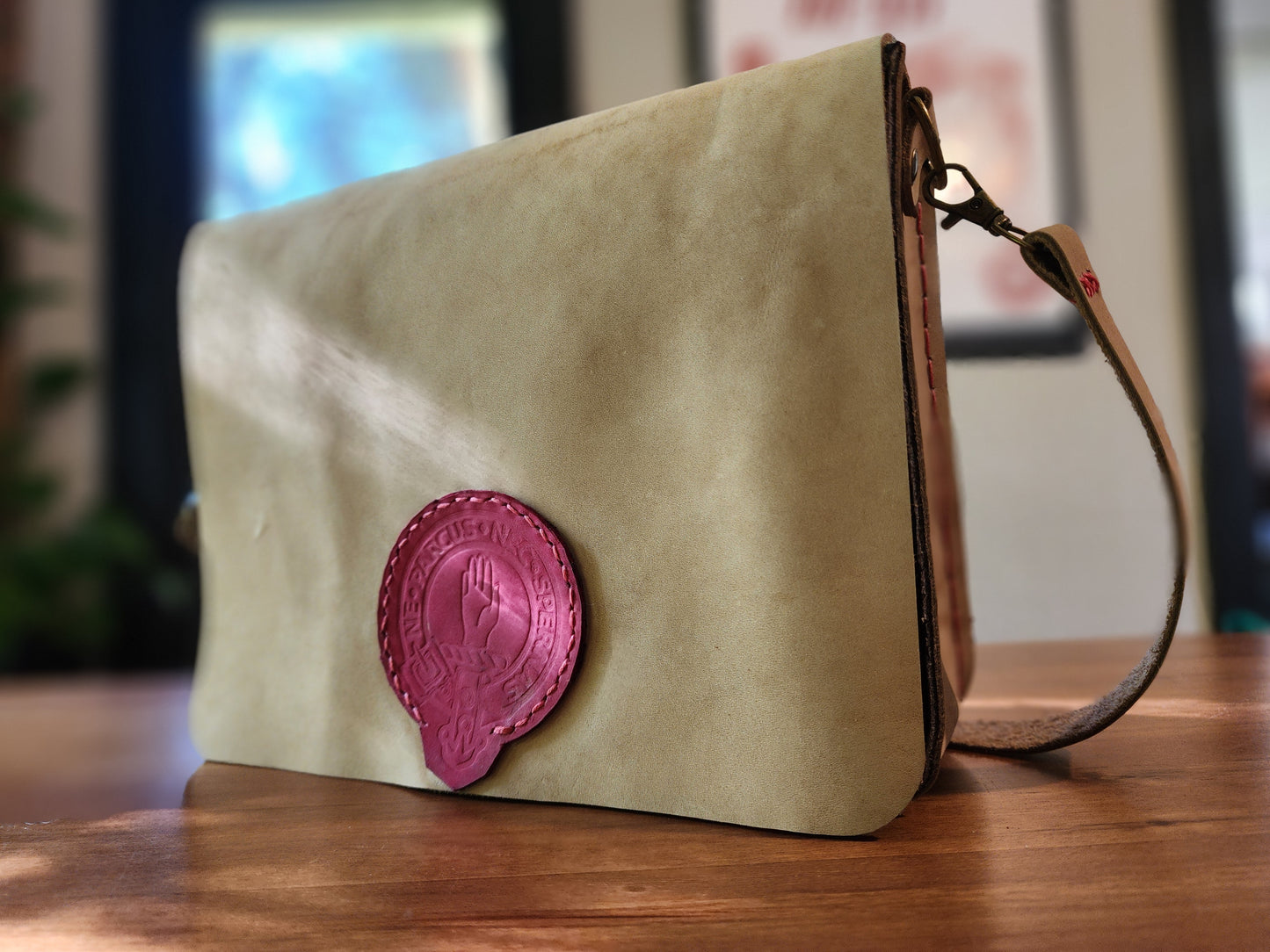 Handmade Genuine New Zealand Leather Messenger Bag