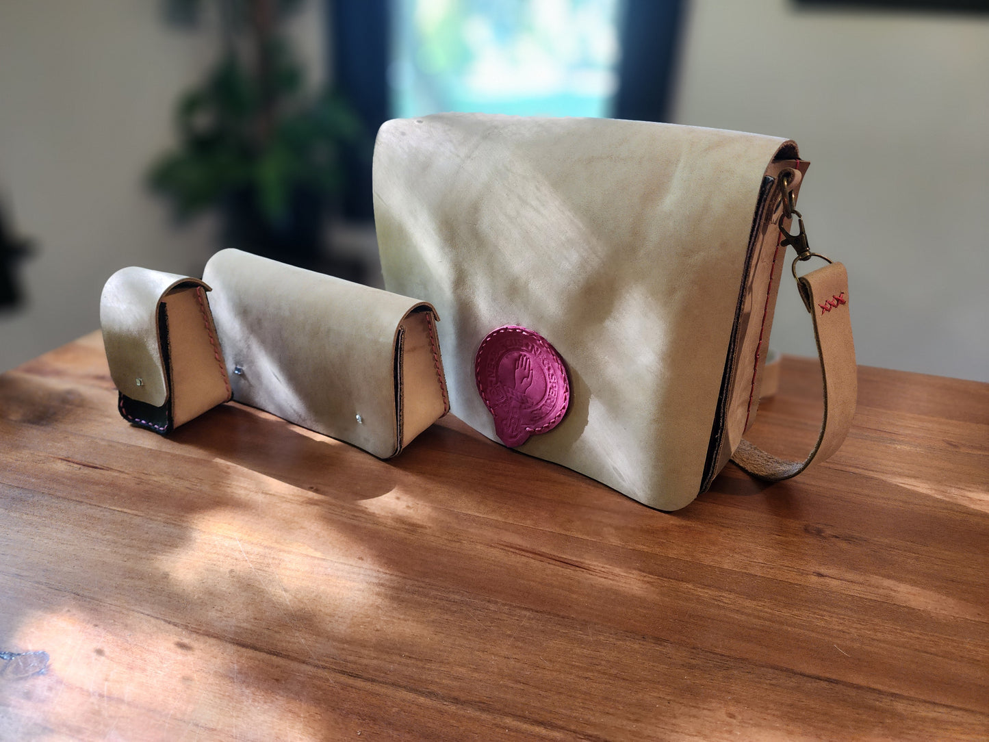 Handmade Genuine New Zealand Leather Messenger Bag