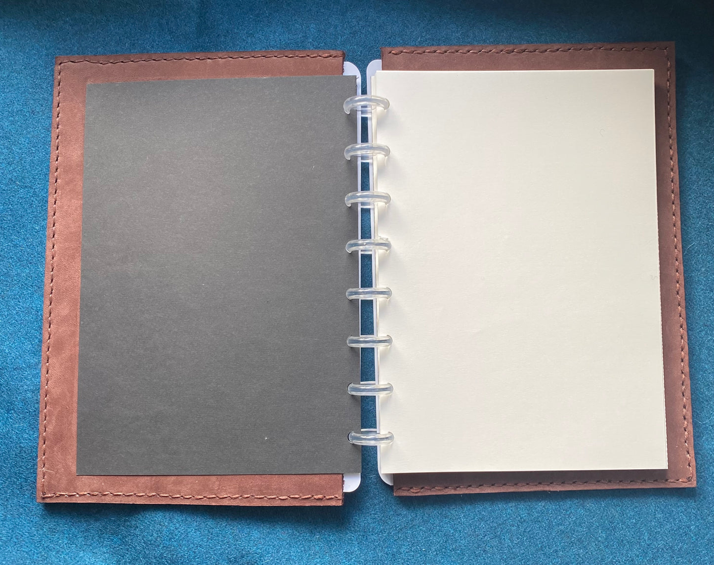 A5 Discbound Leather Notebook