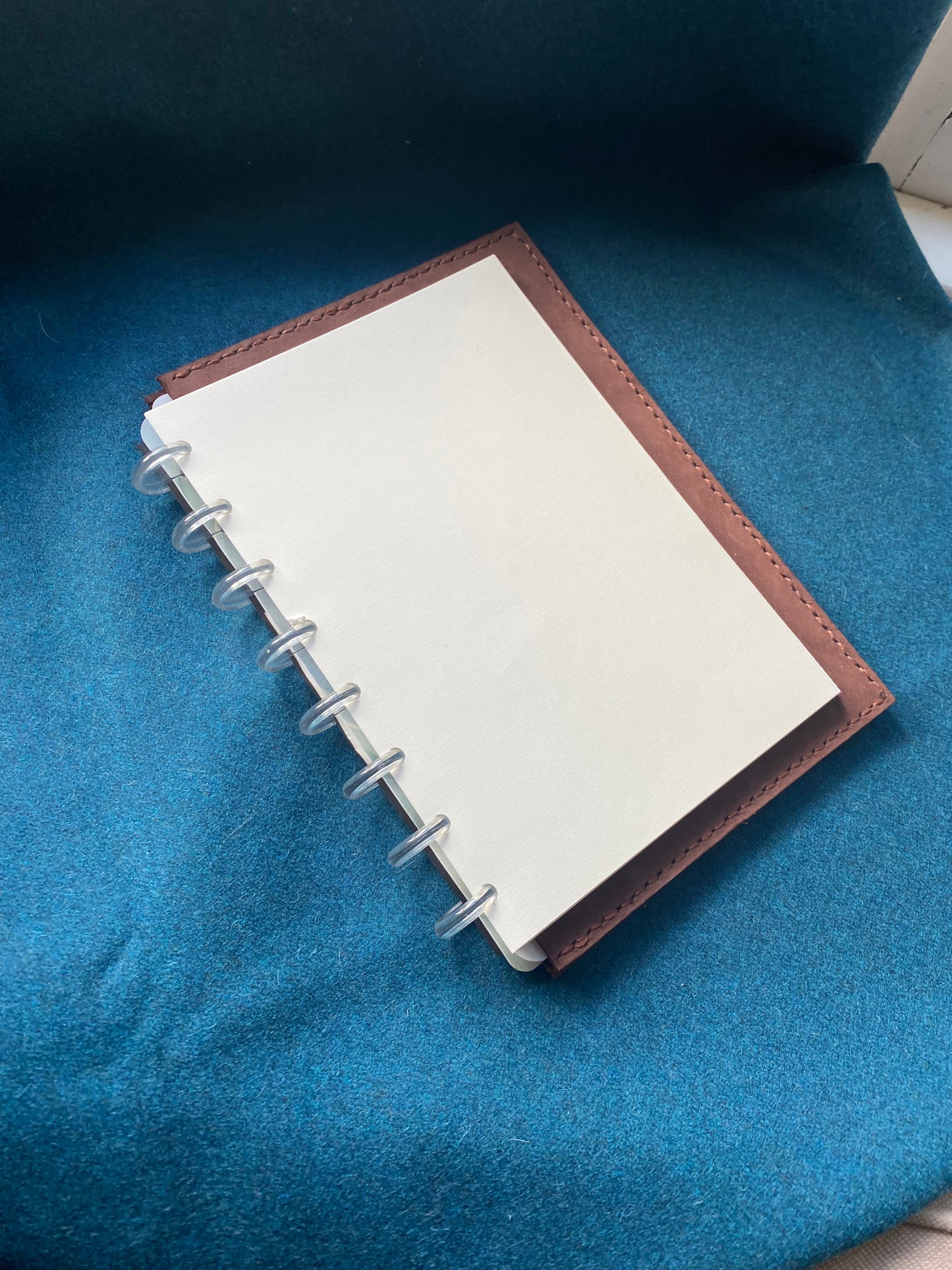 A5 Discbound Leather Notebook