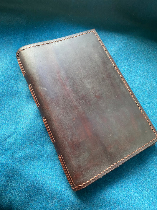 A5 Handstitched Leather Notebook